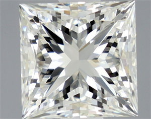 Picture of Natural Diamond 1.00 Carats, Princess with  Cut, K Color, VVS1 Clarity and Certified by GIA