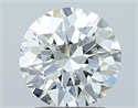 Diamante Natural 2.01 quilates, Redondo , Color I, claridad VVS2 y certificado GIA