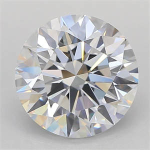 Picture of Lab Grown Diamond 2.55 Carats, Round with Excellent Cut, D Color, IF Clarity and Certified by GIA