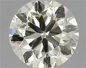 Picture of Natural Diamond 0.50 Carats, Round with Very Good Cut, M Color, IF Clarity and Certified by IGI