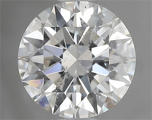 Picture of Natural Diamond 1.02 Carats, Round with Excellent Cut, G Color, SI2 Clarity and Certified by GIA