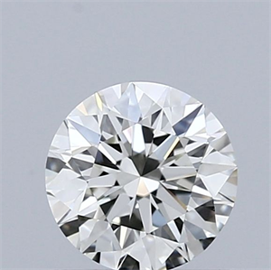 Picture of Natural Diamond 0.54 Carats, Round with Excellent Cut, I Color, IF Clarity and Certified by IGI