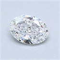 Diamante Natural 0.70 quilates, Ovalado , Color E, claridad VS2 y certificado GIA