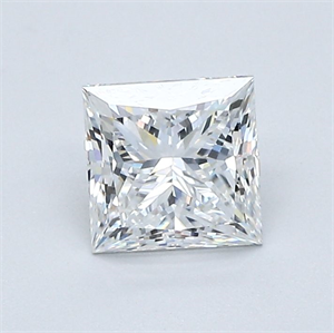 Foto Diamante Natural 1.01 quilates, Princesa , Color F, claridad VVS1 y certificado GIA de