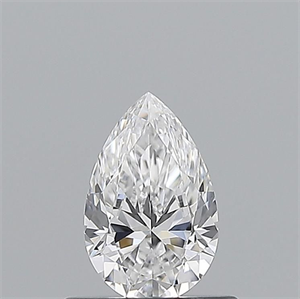 Foto Diamante Natural 0.51 quilates, De pera , Color D, claridad VVS2 y certificado GIA de