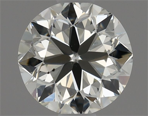 Picture of Natural Diamond 0.80 Carats, Round with Very Good Cut, L Color, SI1 Clarity and Certified by GIA