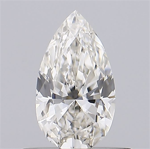 Foto Diamante Natural 0.44 quilates, De pera , Color J, claridad VVS1 y certificado GIA de