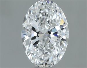 Picture of Natural Diamond 0.50 Carats, Oval with  Cut, F Color, SI1 Clarity and Certified by GIA