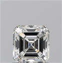 Natural Diamond 1.11 Carats, Asscher with  Cut, G Color, VVS2 Clarity and Certified by GIA