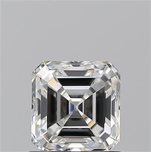 Foto Diamante Natural 1.11 quilates, Asscher , Color G, claridad VVS2 y certificado GIA de