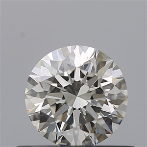 Foto Diamante Natural 0.50 quilates, Redondo , Color G, claridad IF y certificado IGI de