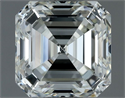Natural Diamond 1.01 Carats, Asscher with  Cut, I Color, VVS2 Clarity and Certified by IGI