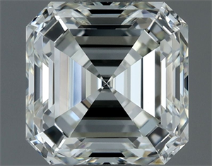 Picture of Natural Diamond 1.01 Carats, Asscher with  Cut, I Color, VVS2 Clarity and Certified by IGI
