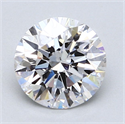 Natural Diamond 1.80 Carats, Round with Excellent Cut, E Color, SI1 Clarity and Certified by GIA