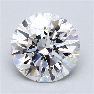 Picture of Natural Diamond 1.80 Carats, Round with Excellent Cut, E Color, SI1 Clarity and Certified by GIA