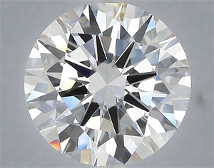 Picture of Lab Grown Diamond 6.00 Carats, Round with Excellent Cut, E Color, VVS2 Clarity and Certified by IGI