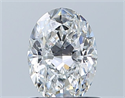 Natural Diamond 0.75 Carats, Oval with  Cut, E Color, VVS2 Clarity and Certified by GIA