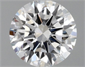 Lab Grown Diamond 1.42 Carats, Round with Excellent Cut, D Color, VS2 Clarity and Certified by IGI