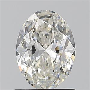 Picture of Natural Diamond 1.01 Carats, Oval with  Cut, H Color, VS2 Clarity and Certified by GIA