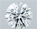 Natural Diamond 3.01 Carats, Round with Excellent Cut, G Color, VVS2 Clarity and Certified by GIA