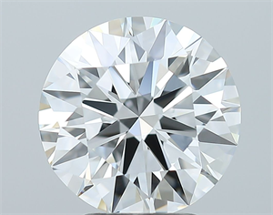 Picture of Natural Diamond 3.01 Carats, Round with Excellent Cut, G Color, VVS2 Clarity and Certified by GIA