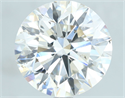 Natural Diamond 4.01 Carats, Round with Excellent Cut, I Color, SI1 Clarity and Certified by IGI