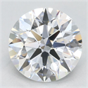 Lab Grown Diamond 2.46 Carats, Round with Excellent Cut, D Color, VVS1 Clarity and Certified by GIA