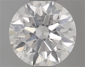 Picture of Natural Diamond 0.71 Carats, Round with Excellent Cut, D Color, I1 Clarity and Certified by GIA