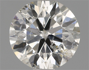 Picture of Natural Diamond 0.90 Carats, Round with Excellent Cut, H Color, SI2 Clarity and Certified by IGI