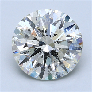 Picture of 5.19 Carats, Round Diamond with Excellent Cut, I Color, SI2 Clarity and Certified by IGI be