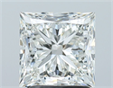 Diamante Natural 2.01 quilates, Princesa , Color I, claridad VVS1 y certificado GIA