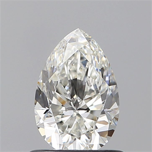 Foto Diamante Natural 0.70 quilates, De pera , Color G, claridad VS2 y certificado GIA de