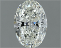 Diamante Natural 0.53 quilates, Ovalado , Color H, claridad VVS2 y certificado IGI