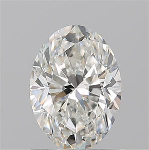 Picture of Natural Diamond 1.01 Carats, Oval with  Cut, H Color, VS1 Clarity and Certified by GIA