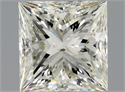 Natural Diamond 1.50 Carats, Princess with  Cut, K Color, SI1 Clarity and Certified by GIA