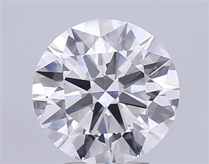 Picture of Lab Grown Diamond 2.02 Carats, Round with Excellent Cut, D Color, VVS2 Clarity and Certified by IGI