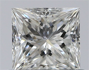 Picture of Natural Diamond 0.50 Carats, Princess with  Cut, I Color, SI1 Clarity and Certified by GIA