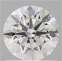 Natural Diamond 0.70 Carats, Round with Excellent Cut, H Color, VS2 Clarity and Certified by GIA