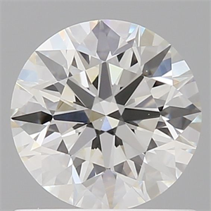 Picture of Natural Diamond 0.70 Carats, Round with Excellent Cut, H Color, VS2 Clarity and Certified by GIA
