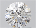 Natural Diamond 0.70 Carats, Round with Excellent Cut, D Color, SI1 Clarity and Certified by GIA