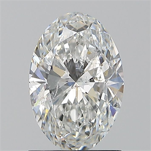 Foto Diamante Natural 1.20 quilates, Ovalado , Color F, claridad SI2 y certificado GIA de