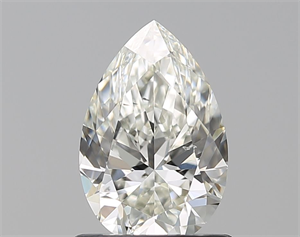 Picture of Natural Diamond 1.02 Carats, Pear with  Cut, J Color, SI1 Clarity and Certified by GIA