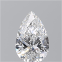 Diamante Natural 0.74 quilates, De pera , Color E, claridad VS1 y certificado GIA