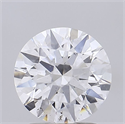 Lab Grown Diamond 1.85 Carats, Round with Ideal Cut, E Color, VS2 Clarity and Certified by IGI