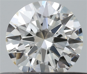 Foto Diamante Natural 0.40 quilates, Redondo , Color F, claridad IF y certificado IGI de