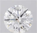 Lab Grown Diamond 4.03 Carats, Round with Ideal Cut, F Color, VVS1 Clarity and Certified by IGI