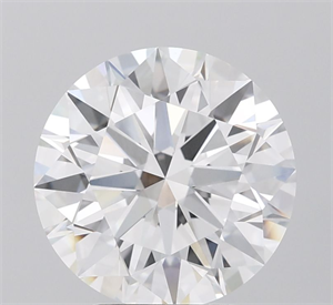 Picture of Lab Grown Diamond 4.03 Carats, Round with Ideal Cut, F Color, VVS1 Clarity and Certified by IGI