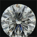 Natural Diamond 1.03 Carats, Round with Very Good Cut, J Color, SI1 Clarity and Certified by GIA