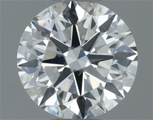 Foto Diamante Natural 0.70 quilates, Redondo , Color H, claridad SI1 y certificado GIA de