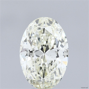 Foto Diamante Natural 4.01 quilates, Ovalado , Color K, claridad SI1 y certificado IGI de